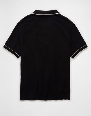 AE Weekend Tipped Sweater Polo Shirt
