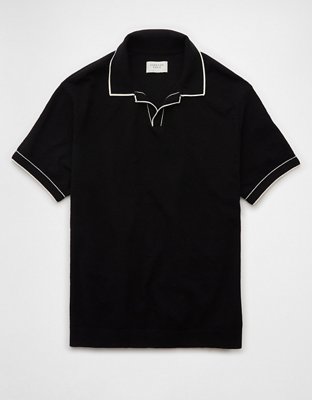 AE Weekend Tipped Sweater Polo Shirt