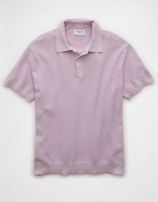 AE Weekend Washed Sweater Polo Shirt
