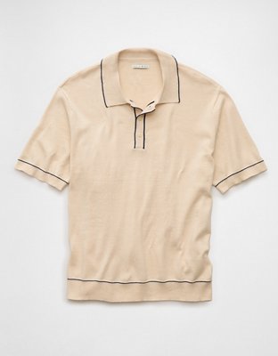 AE Tipped Sweater Polo Shirt