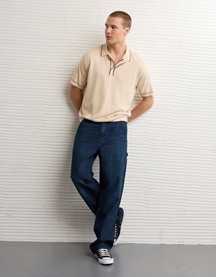 AE Tipped Sweater Polo Shirt