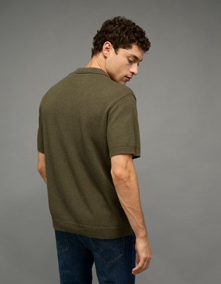 AE Pique Sweater Polo Shirt