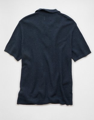 AE Pique Sweater Polo Shirt