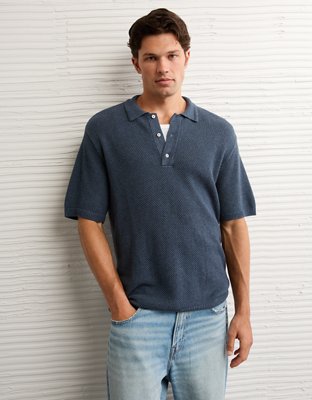 AE Pique Sweater Polo Shirt