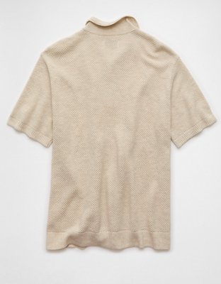 AE Pique Sweater Polo Shirt