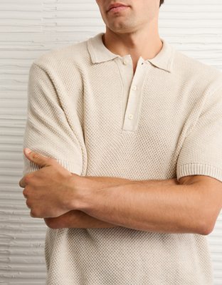 AE Pique Sweater Polo Shirt