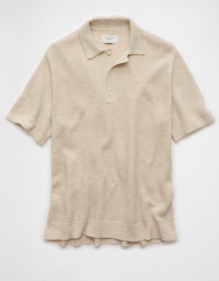 AE Pique Sweater Polo Shirt