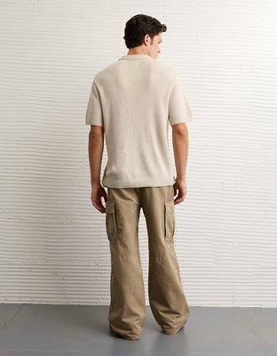 AE Pique Sweater Polo Shirt