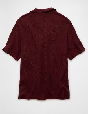 AE Pique Sweater Polo Shirt