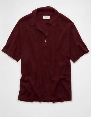 AE Pique Sweater Polo Shirt