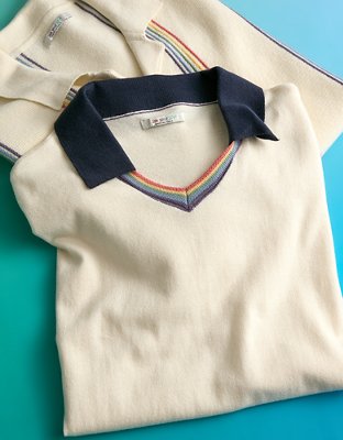 AE Pride Weekend Sweater Polo Shirt