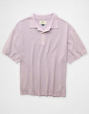 AE Garment-Washed Sweater Polo