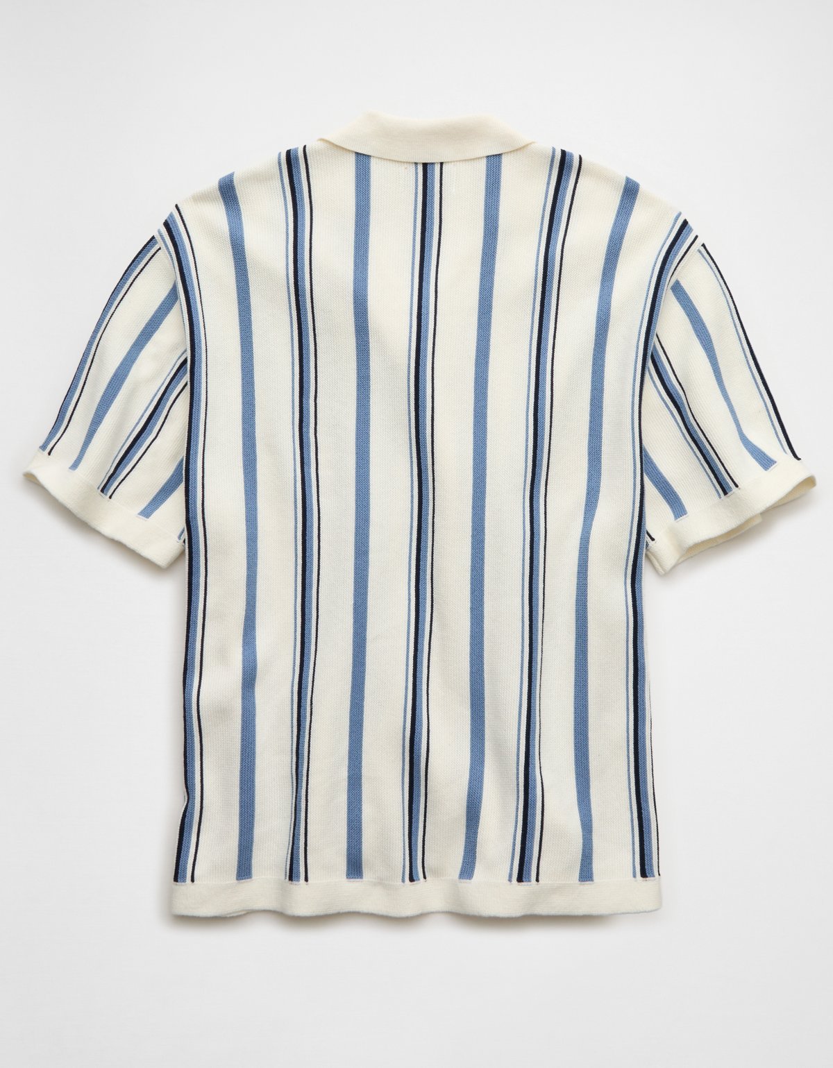 AE Striped Button-Up Sweater Polo - image 4