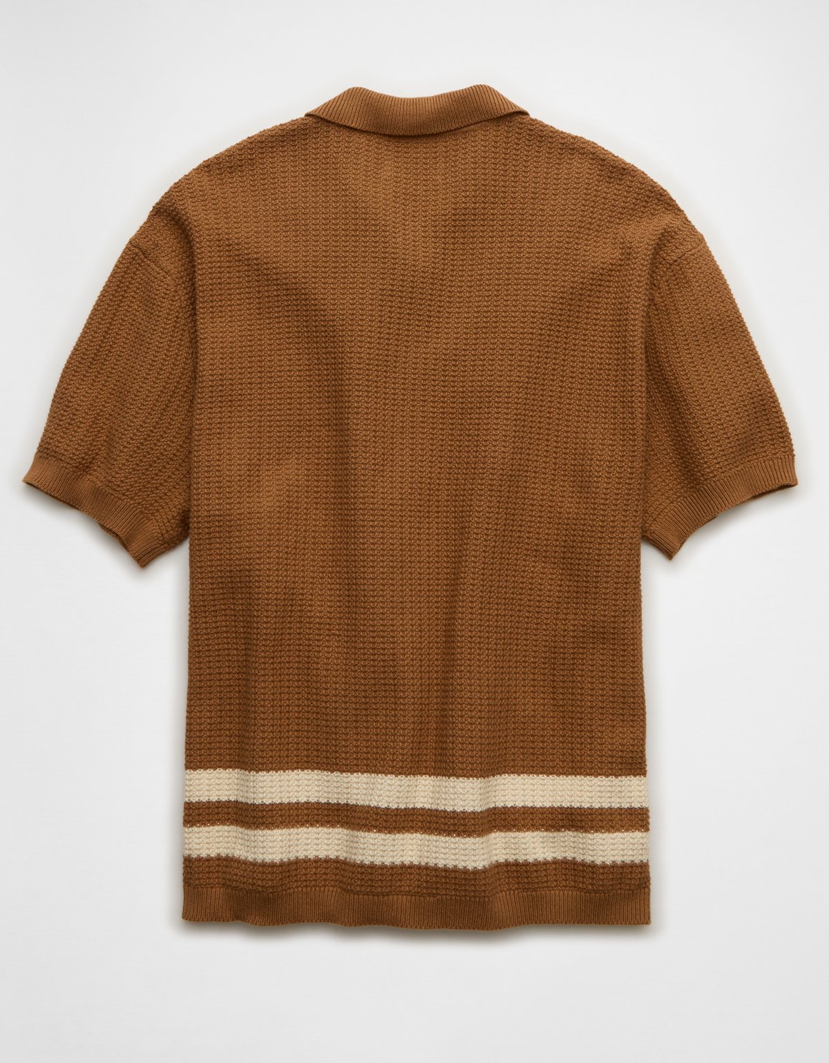 AE Striped Button-Up Sweater Polo - image 4