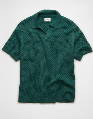 Polo en tricot délavé AE