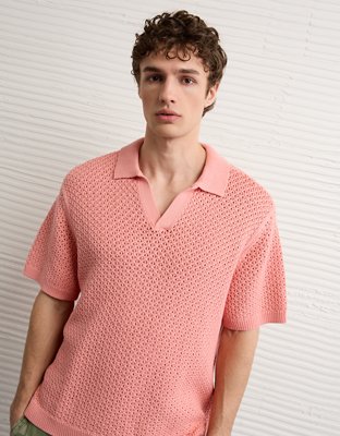 AE Garment-Washed Sweater Polo from American Eagle - $41.96