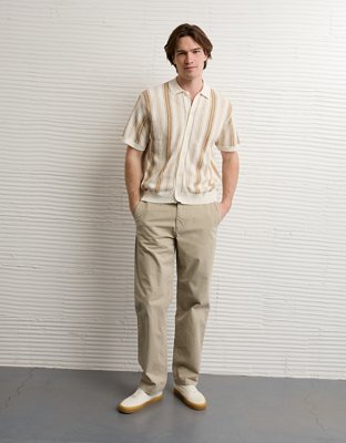 AE Striped Button-Up Sweater Polo from American Eagle - $29.99