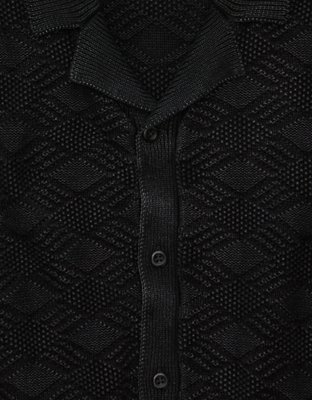 AE Garment-Washed Sweater Polo