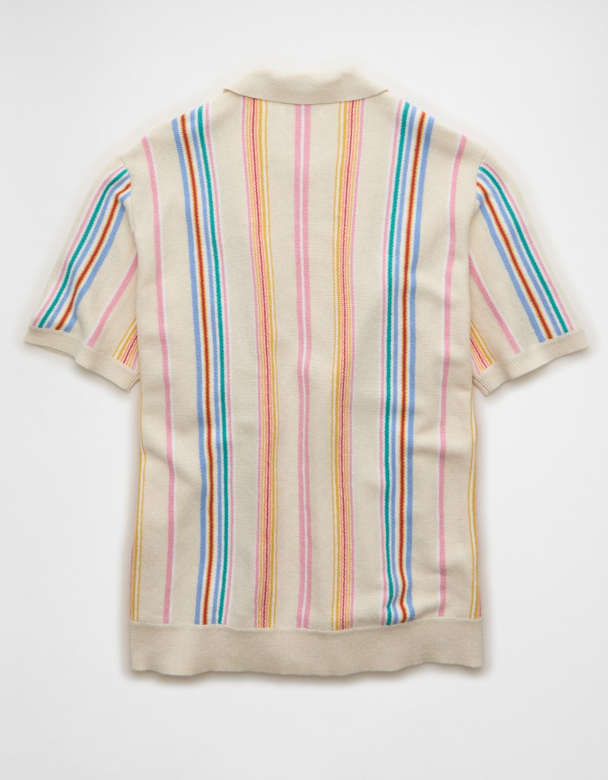 AE Pride Standard Fit Button-Up Sweater Polo - image 4