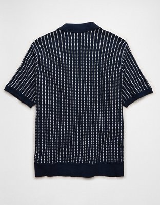 Chandail polo boutonné de fin semaine AE