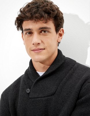 AE Super Soft Shawl Collar Sweater