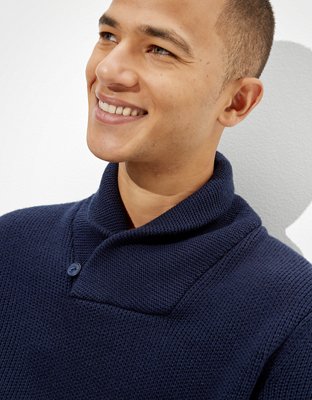 AE Super Soft Shawl Collar Sweater