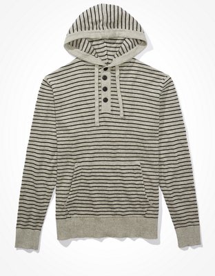 henley hooded sweater