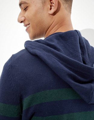 Мужские свитеры American Eagle AE Super Soft Henley Hooded Sweater — фото 5