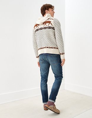 Мужские худи American Eagle AE Super Soft Elk Fairisle Sweater — фото 2