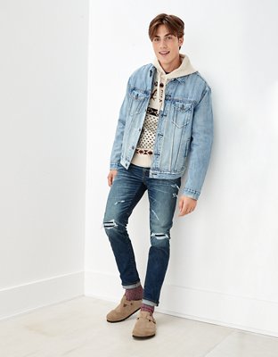 Мужские худи American Eagle AE Super Soft Elk Fairisle Sweater — фото 5