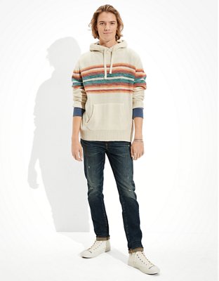 AE Striped Sweater Hoodie