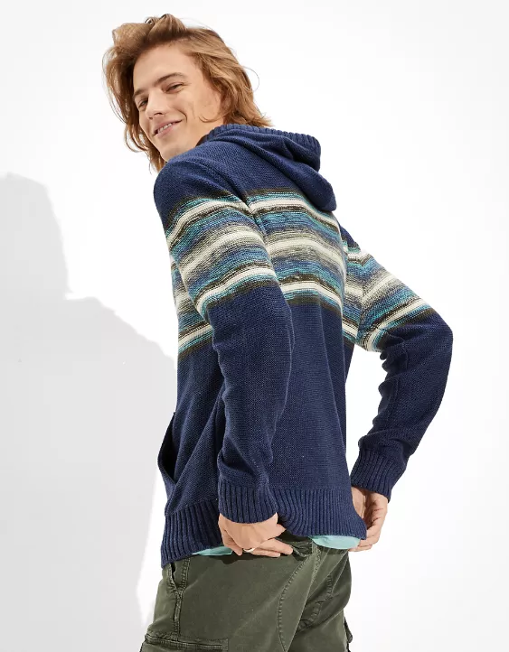 AE Striped Sweater Hoodie