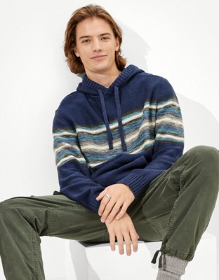 Striped hoodie clearance