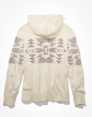 AE Super Soft Patterned Sweater Hoodie