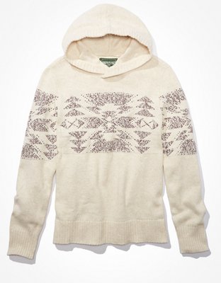 AE Super Soft Patterned Sweater Hoodie