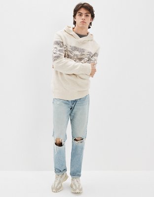 AE Super Soft Patterned Sweater Hoodie