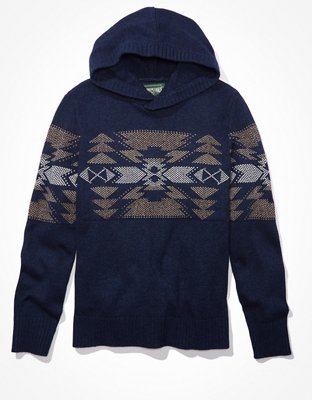 AE Super Soft Patterned Sweater Hoodie