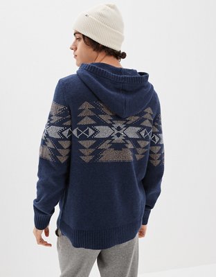 AE Super Soft Patterned Sweater Hoodie