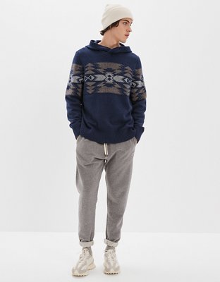 AE Super Soft Patterned Sweater Hoodie