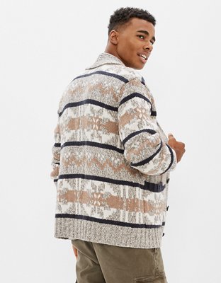 AE Super Soft Patterned Shawl Cardigan