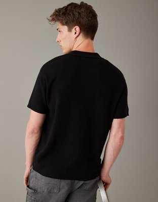AE Button-Up Sweater Polo Shirt