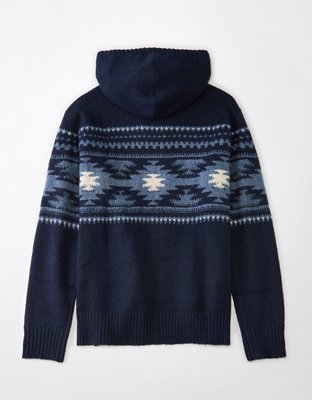 AE Holiday Printed Sweater Hoodie