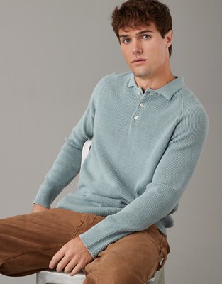 Polo shirt with on sale sweater