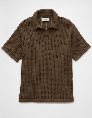 AE Weekend Sweater Polo Shirt