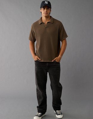 AE Weekend Sweater Polo Shirt