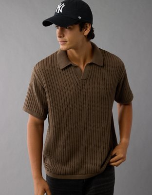 AE Weekend Sweater Polo Shirt