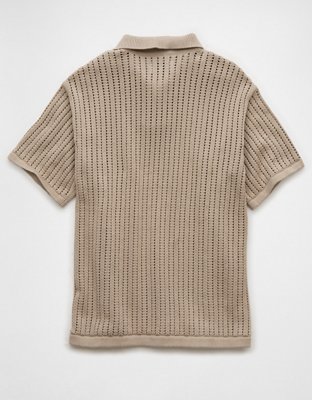 AE Weekend Sweater Polo Shirt