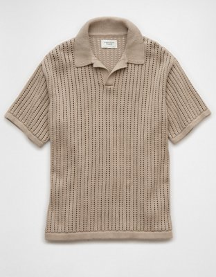 AE Weekend Sweater Polo Shirt