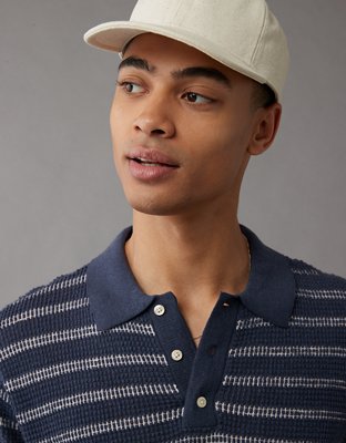 AE Weekend Striped Sweater Polo Shirt