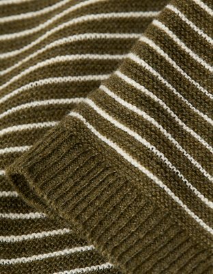 T-shirt en tricot à rayures AE